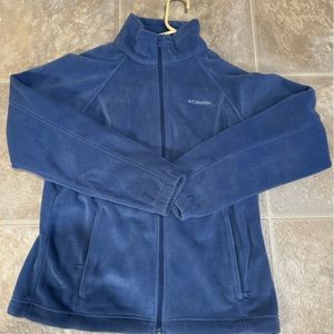 Women’s Columbia fleece full zip jacket Size Large